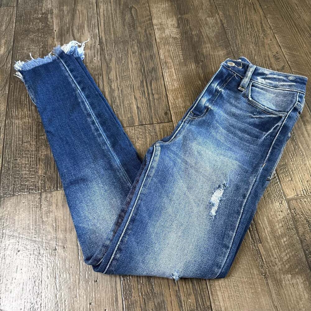 KanCan Signature Kurvy Ultra High Rise Ankle Skinny Jeans Size 24